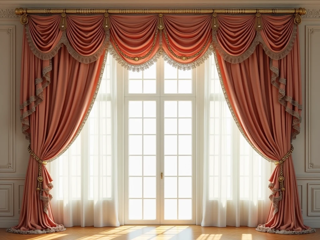 Elegant curtains design